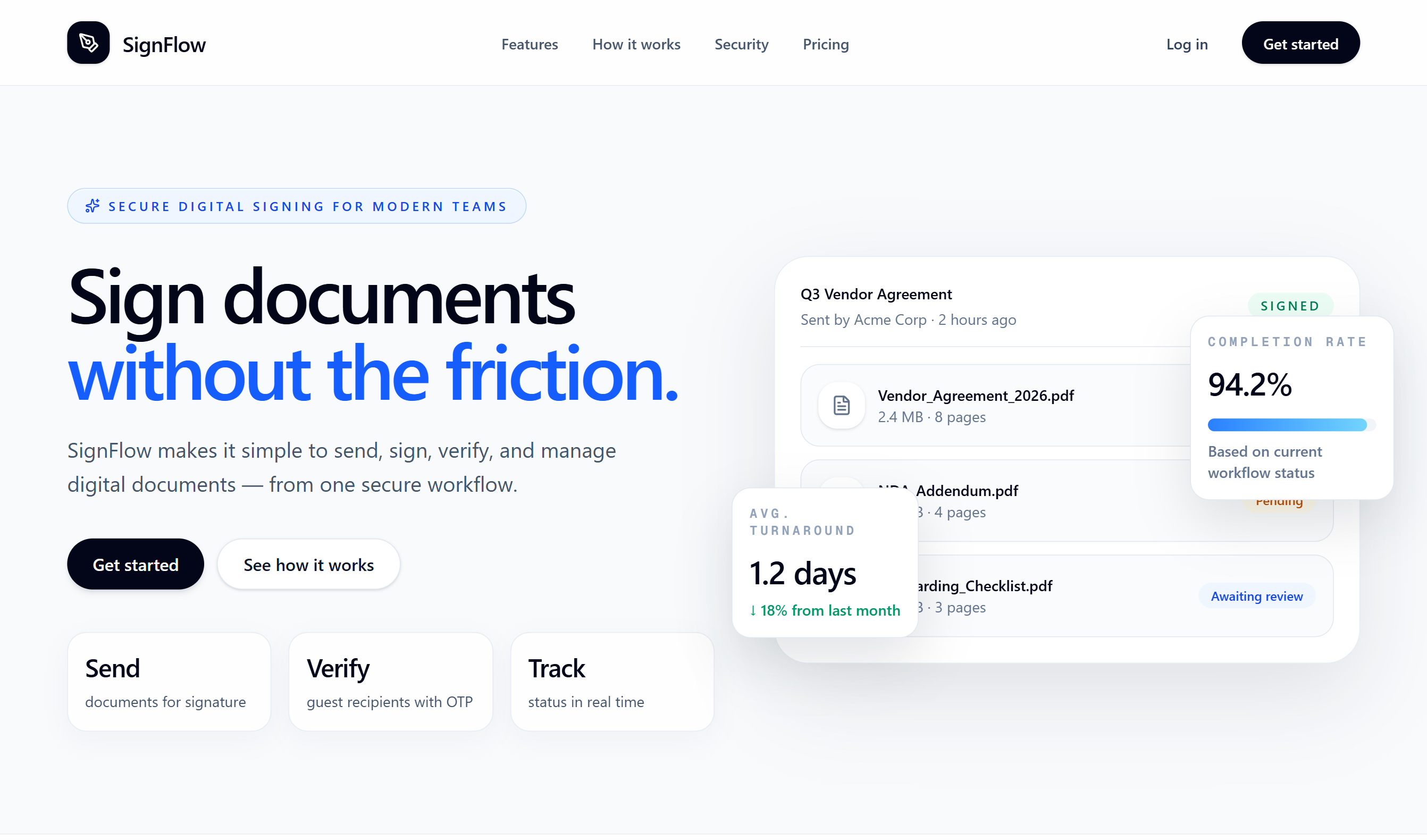 E-Signature Tool Preview